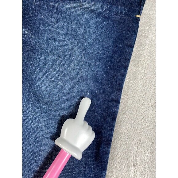 Abercrombie & Fitch Emma Low Rise Jeans Stretch Dark Wash Bootcut Size 2L - Picture 6 of 16